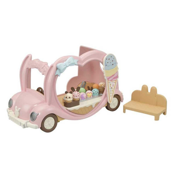 Epoch Sylvanian Families -jäätelöauton Hahmot