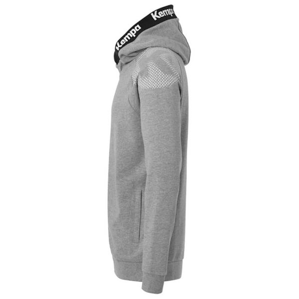 Kempa Sweatshirt Med Fuld Lynlås Core 26 Grå 3XL Mand