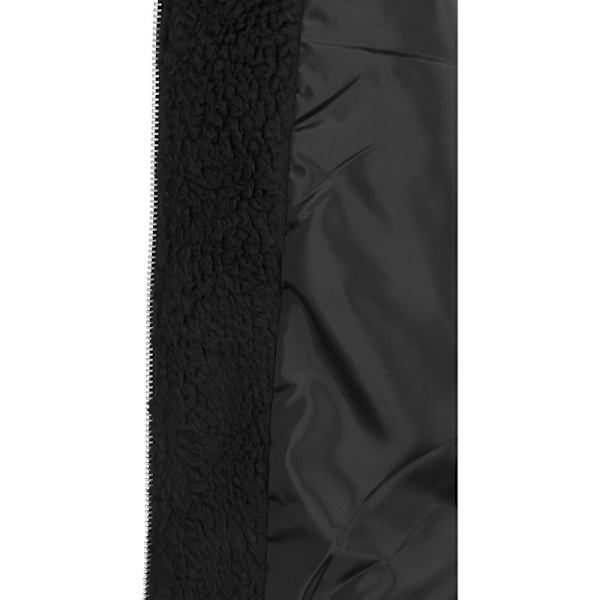 Urban Classics Parka Sherpa Sort M Kvinde