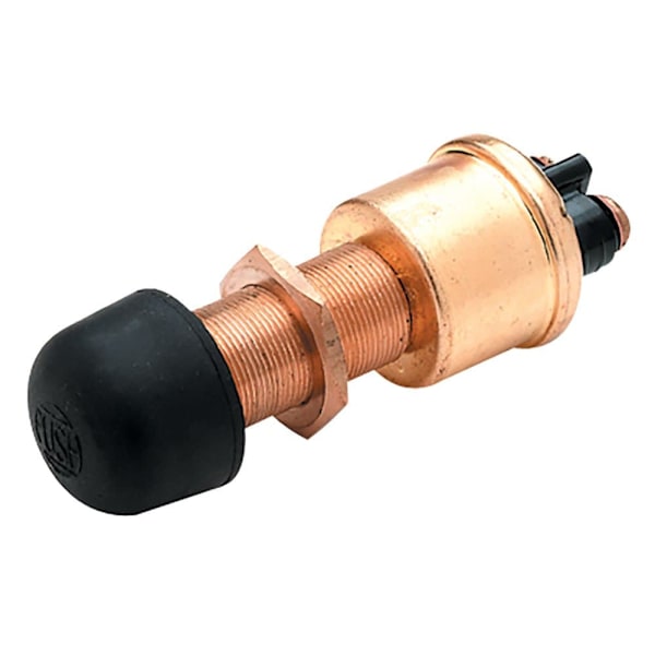 Seachoice Momentary Push Button Switch Gasket Sealed Case Guld