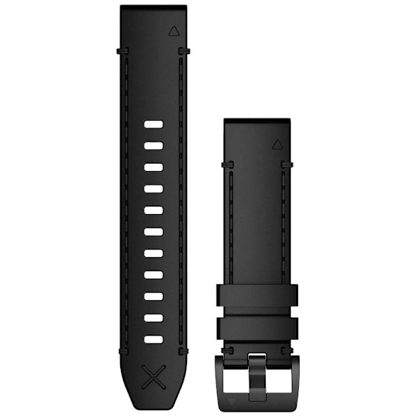 Garmin Læderrem Quickfit 22 Sort