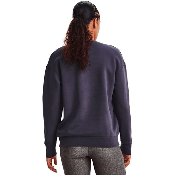 Under Armour Tröja Essential Fleece Crew Lila S Kvinna