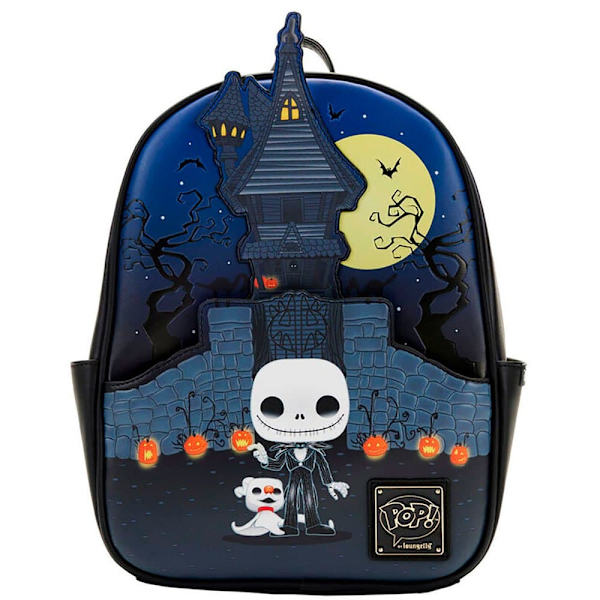 Loungefly The Nightmare Before Christmas Disney Jack Skellington 30 Centimeter Ryggsäck Blå