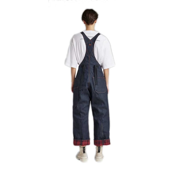 G-star Jumpsuit E Lined Bib Overall Blå M Kvinde