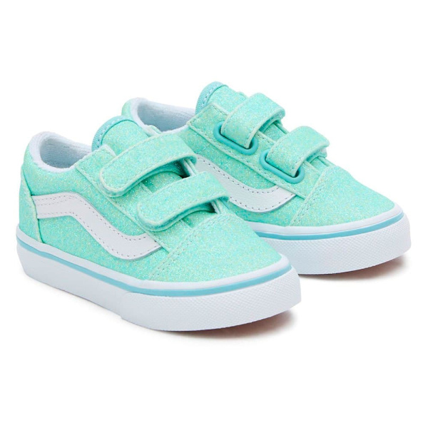 Vans Old Skool V Skor Grönt EU 21 1/2 Pojke