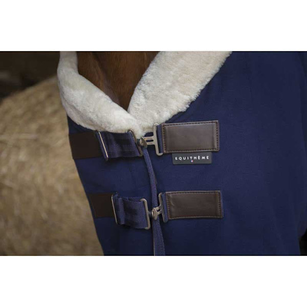 Equitheme Polar Standard Stabil Matta Teddy Blå 206-155 cm