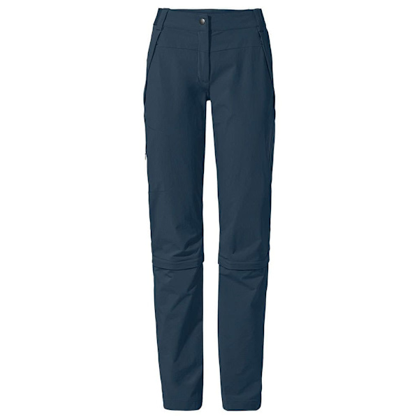 Vaude Byxor Farley Stretch Capri T-zip Iii Blå 38 / Regular Kvinna