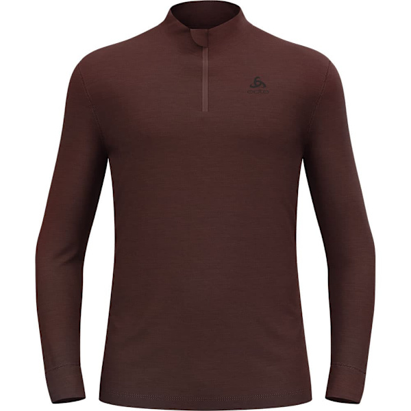 Odlo Merino 2 Langærmet Baselayer Brun L Mand