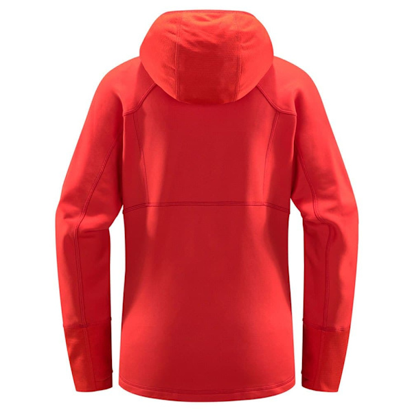 Haglofs Fleece Med Fuld Lynlås Betula Rød XS Kvinde