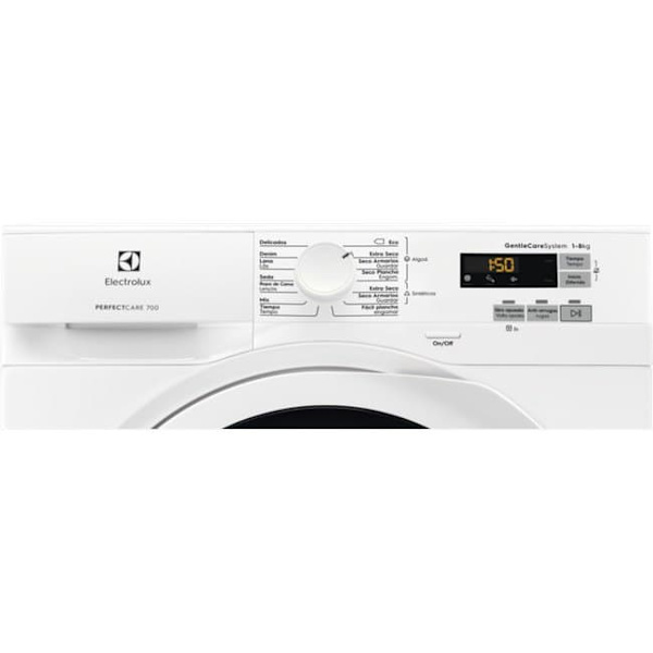 Electrolux Ew7h5825ib Frontbetjent Tørretumbler Hvid 8 kg / EU Plug