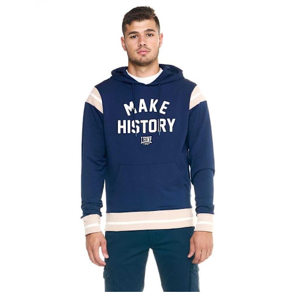 Leone Apparel Hættetrøje Retro Blå S Mand
