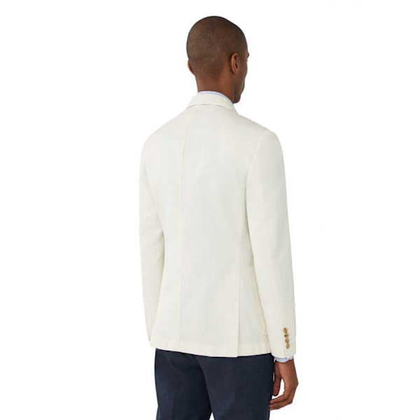 Hackett Gmw Lin Cot Hbone Db Blazer Beige 50 / R0 Man