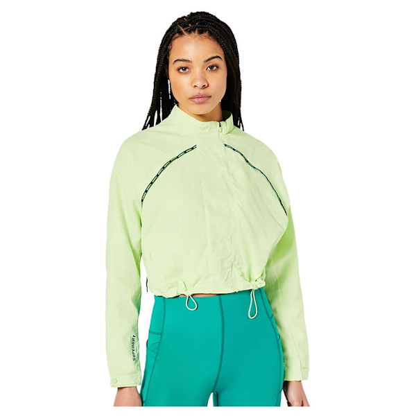Superdry Jacka Run Cropped Weatherproof Gul M Kvinna