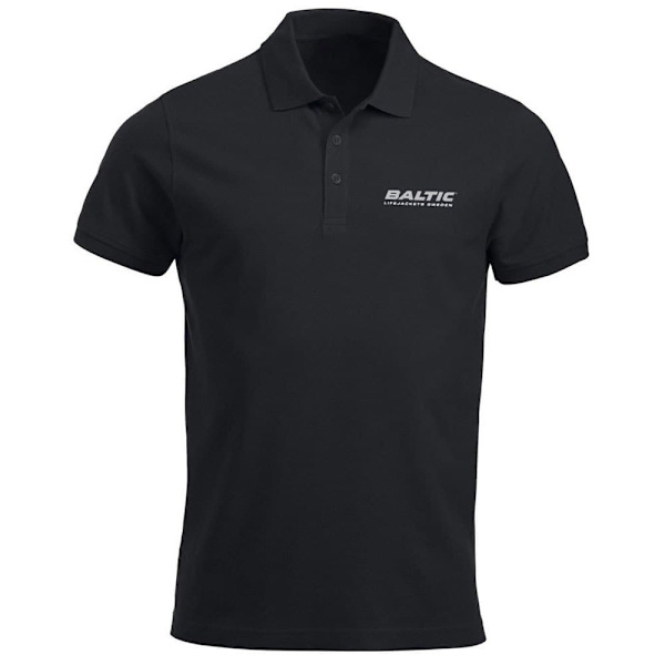 Baltic Lyhythihainen Poolo Viken Piké Musta 3XL Mies