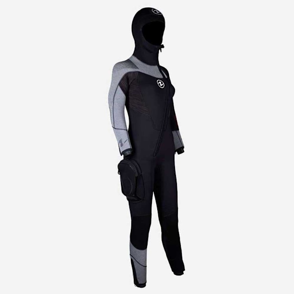 Aqualung Kvinde Dynaflex Fs Fz 7 Mm Sort ML
