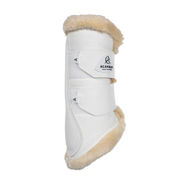 Acavallo Eco-leather&faux Sheepskin Jännekiinnikkeet  M