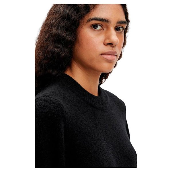 Object Langærmet Kort Kjole Eve Nonsia Sort M Kvinde