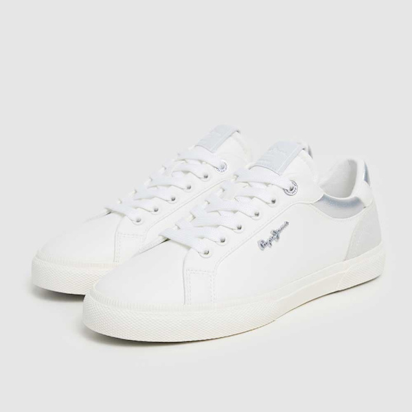 Pepe Jeans Kenton Court Skor Vit EU 39 Kvinna