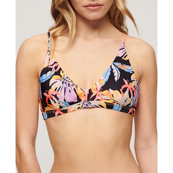 Superdry Cross Backtriangle Bikinitopp Flerfärgad M Kvinna