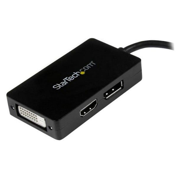 Startech Mini Displayport To Displayport Dvi Hdmi Adapter Svart