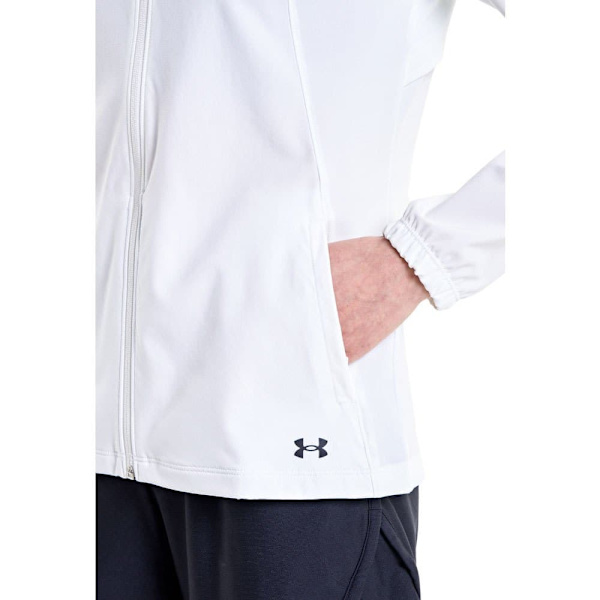 Under Armour Jakke Outrun The Storm Hvid XL Kvinde