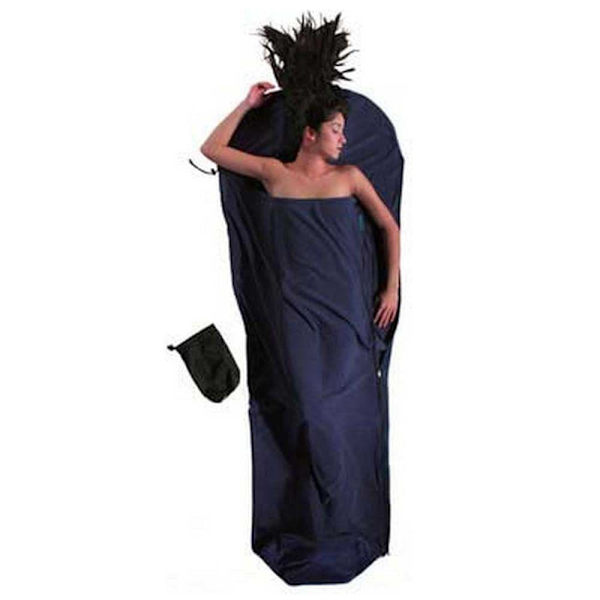 Cocoon Liner Vetoketju Vasen Micro-fleece Mummy Sininen 220 x 80-60 cm