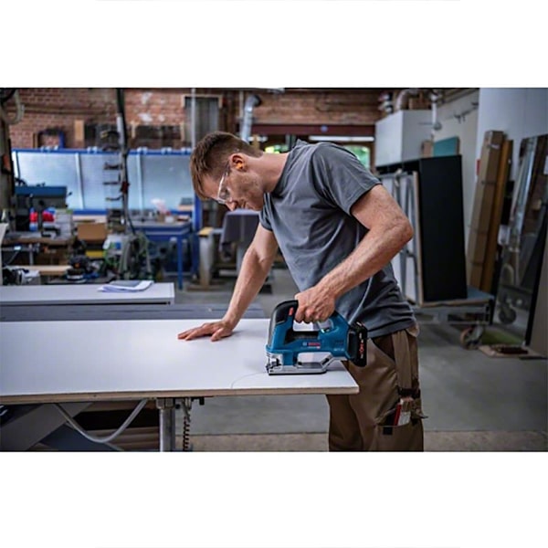 Bosch Professional Nøglehulssav Gst18v-155bc+2x4.0ah Proc+gal18v-40+l-boxx Søvfarvet