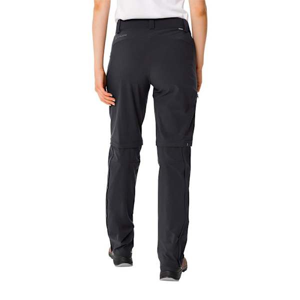 Vaude Farley Stretch Zo T-zip Ii Bukser Sort 36 / Regular Kvinde