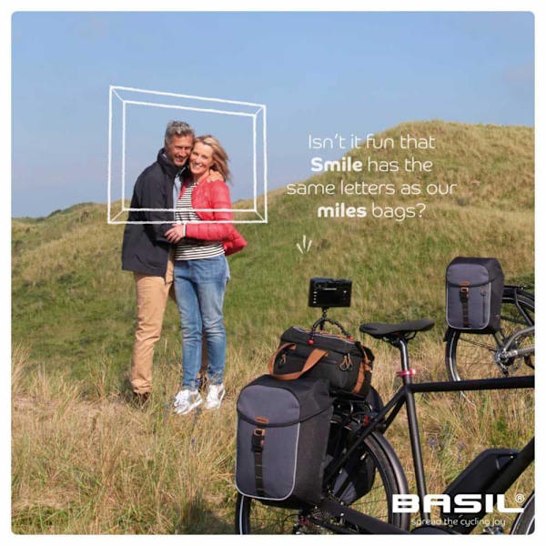 Basil Muovikassi Mik Miles 7l Musta