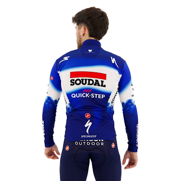 Castelli Thermal Soudal Quick-step 2024 Pitkähihainen Trikoo Sininen M Mies