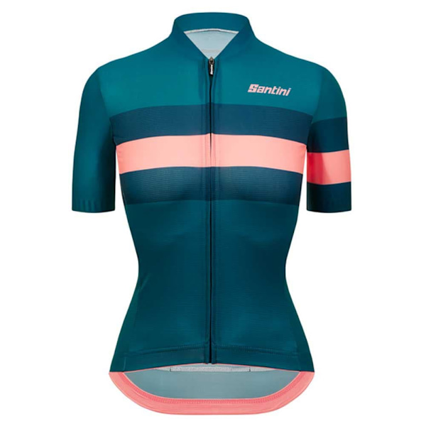 Santini Kortärmad Tröja Eco Sleek Bengal Grönt 2XL Kvinna
