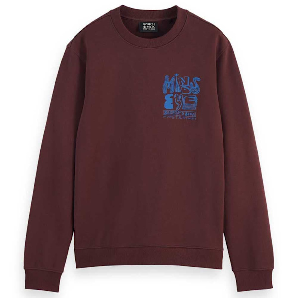 Scotch & Soda 178751 Sweatshirt Brun L Mand