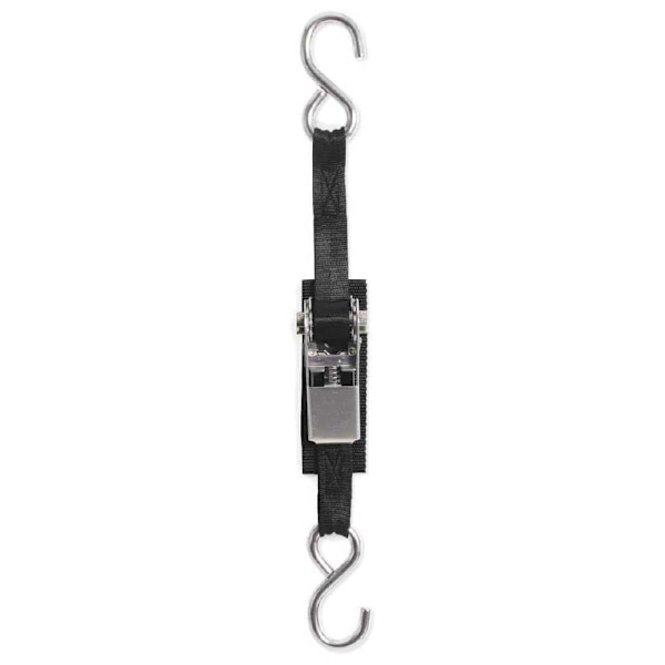 Boatbuckle Reling Kwik-lock 1 Ratchet Svart