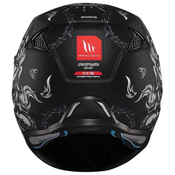Mt Helmets Streetfighter Sv Hellish Modulaarinen Kypärä Musta M