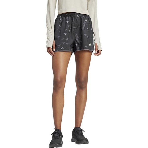 Adidas Shorts Run It Bl 3´´ Grå XL Kvinna