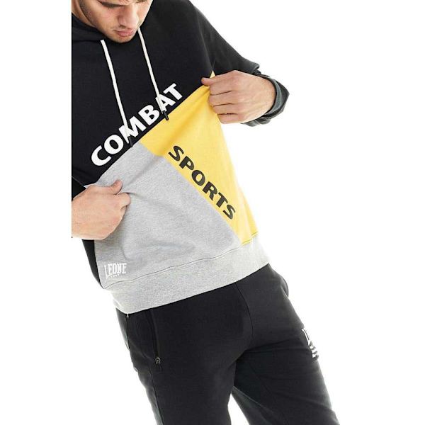 Leone Apparel Hættetrøje Active Sort L Mand