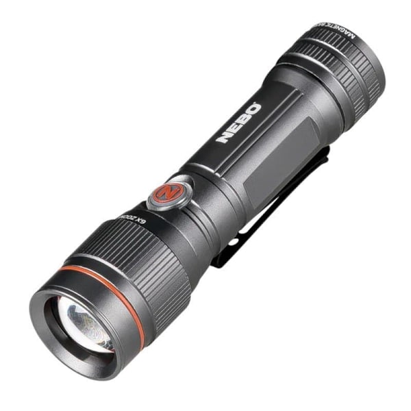 Nebo Tools Lommelygte Flex Grå 450 Lumens Sort