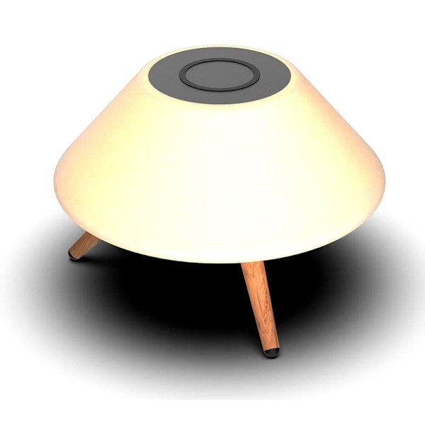 Ksix Omni With Wireless Charger And Bluetooth Speaker Gul Vit