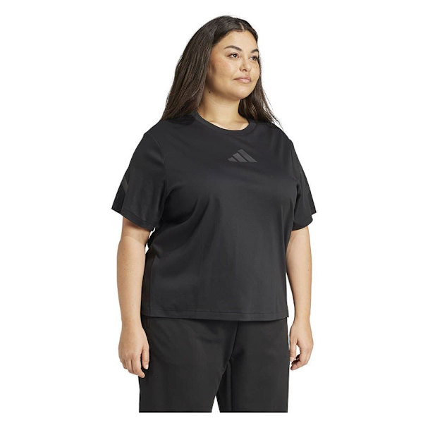 Adidas Z.n.e. Plus T-shirt Med Korte ærmer Sort 2X Kvinde