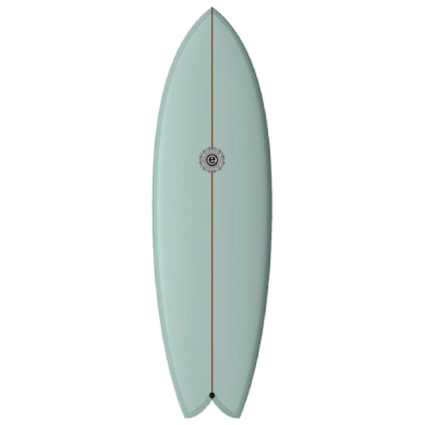 Tsa Surffilauta Element Twin Fish 3f Future 5´10´´ Vihreä 177.8 cm