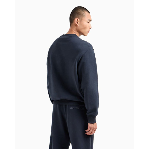 Armani Exchange 6dzmba-zjadz Sweatshirt Blå S Mand