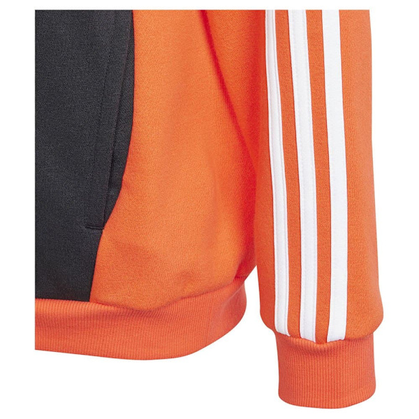 Adidas Tiberio 3 Stripes Hættetrøje Orange 7-8 Years Dreng