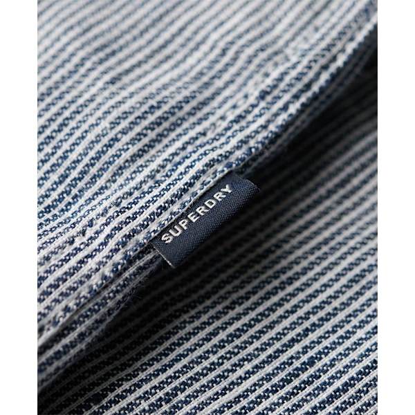Superdry Studios Casual Linen T-shirt Med Korte ærmer Grå XL Mand
