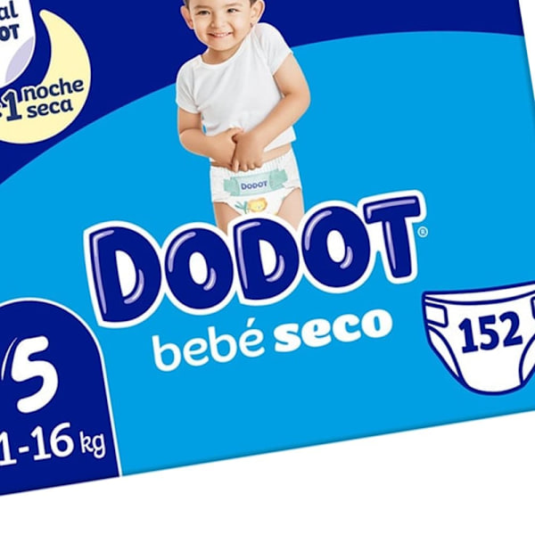 Dodot Tør Babybleboks Xxl Størrelse 5 152 Enheder
