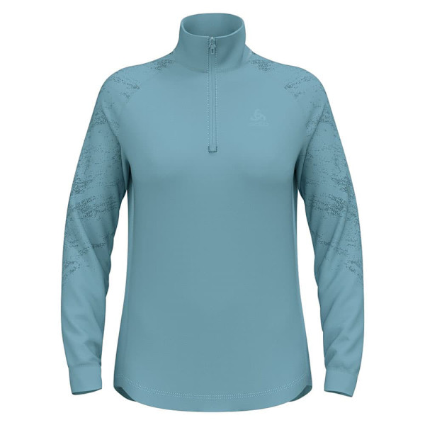 Odlo Berra Graphic Puolivetoketjullinen Fleecetakki Sininen XL Nainen