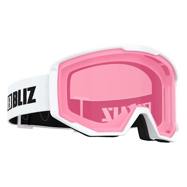 Bliz Spark Skidglasögon Vit,Rosa Pink/CAT1