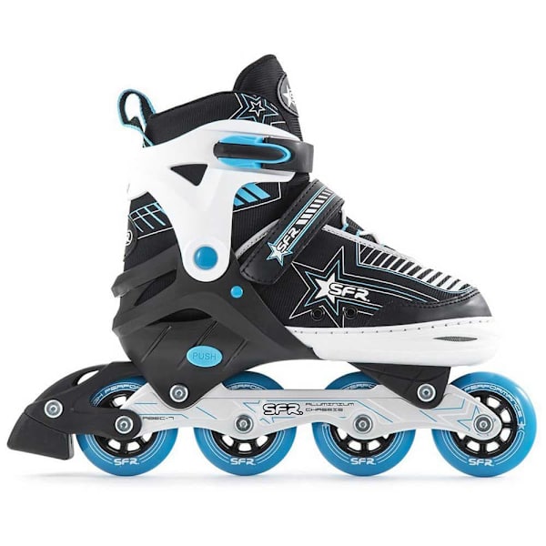 Sfr Skates Justerbara Inlines Pulsar Vit,Blå,Svart EU 35 1/2-39 1/2
