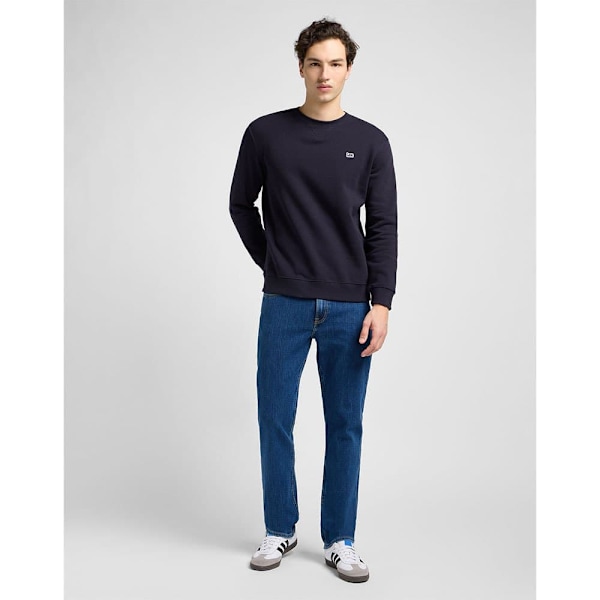 Lee Plain Crew Sweatshirt Sort 5XL / Regular Mand