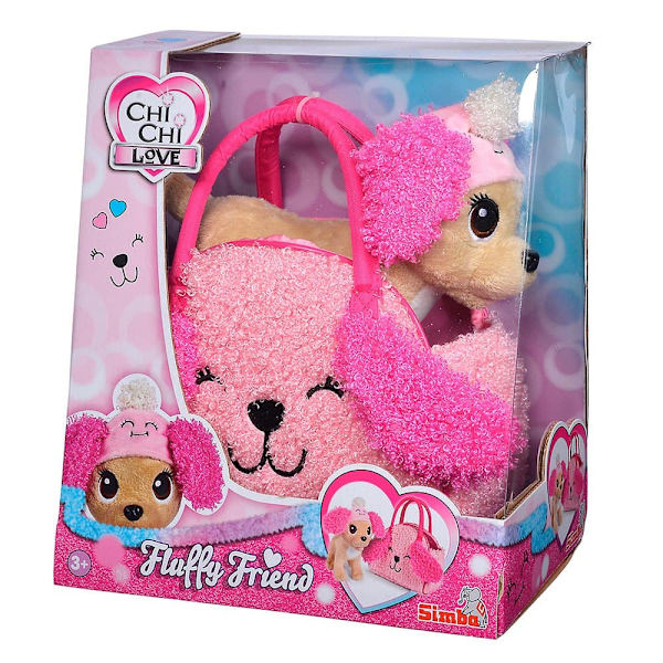 Simba Fyldt Skræl Med Svampet Hat Og Vildttaske Bamse 20 Cm Rosa