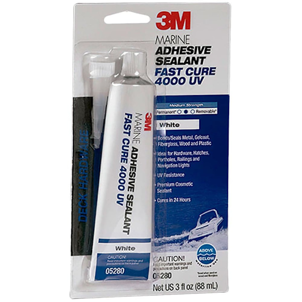 3m Hurtig Helbredelse Marinelim/tætningsmiddel 4000uv 88ml Sort